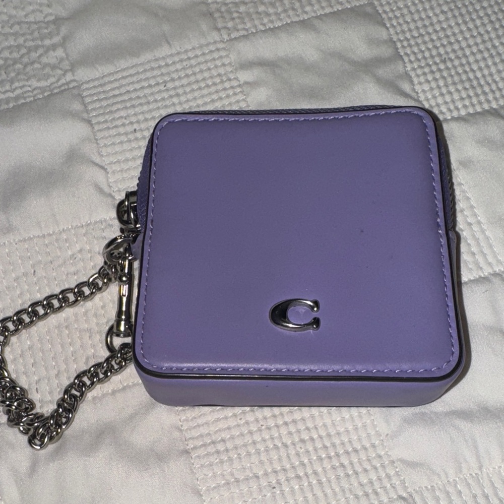 Coach Purple Pouch Wallet